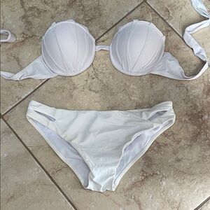 Chic White Bikini Set
